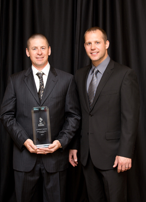 Brad VanWeelden Matt Montange BBB Integrity Award